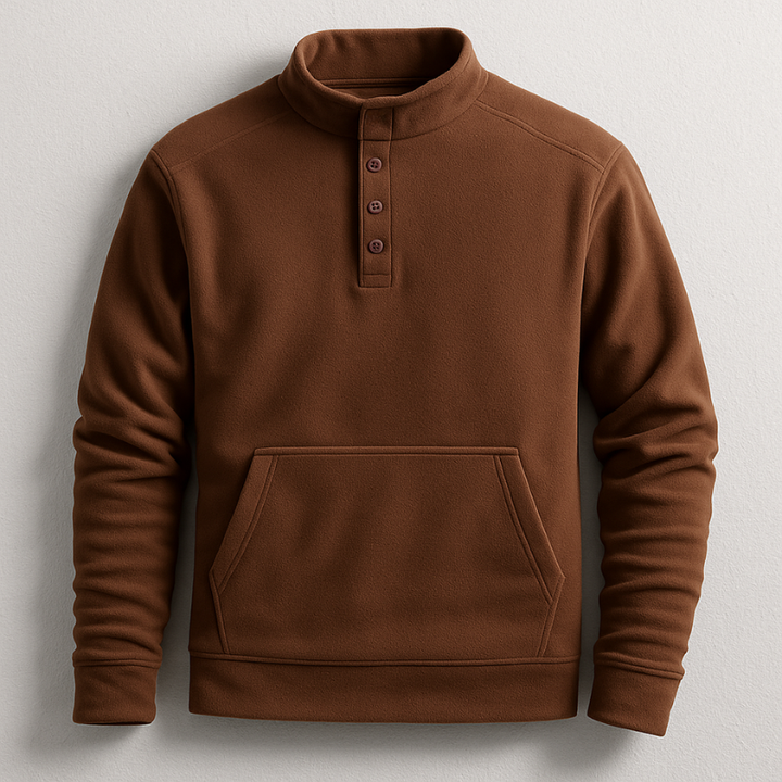 Preston Fleece Henley Pullover