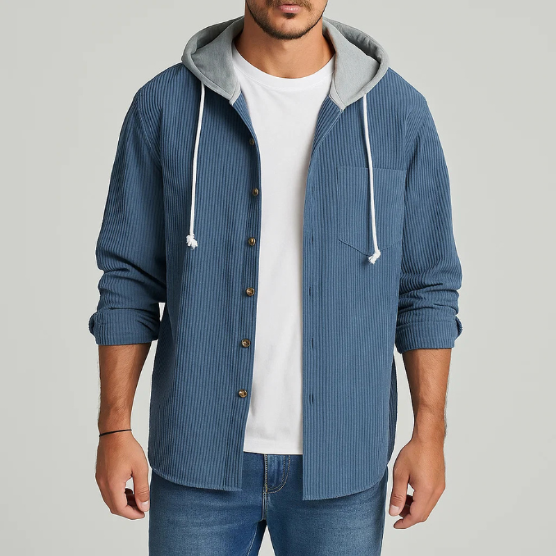 Miller Corduroy Hoodie Shirt
