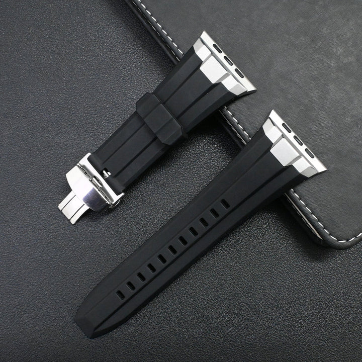 TitaniumEdge Silicone Apple Watch Band