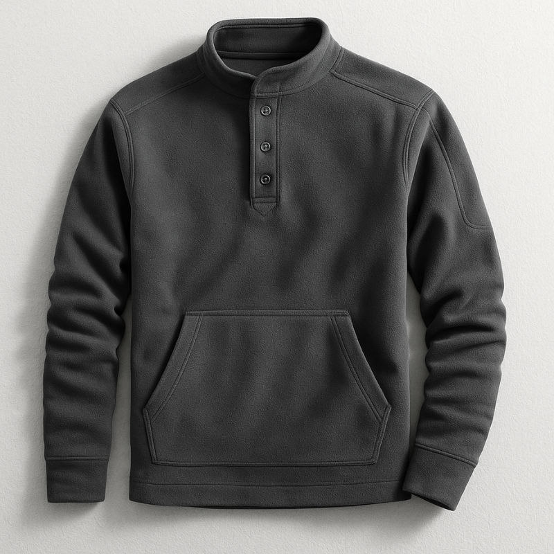 Preston Fleece Henley Pullover