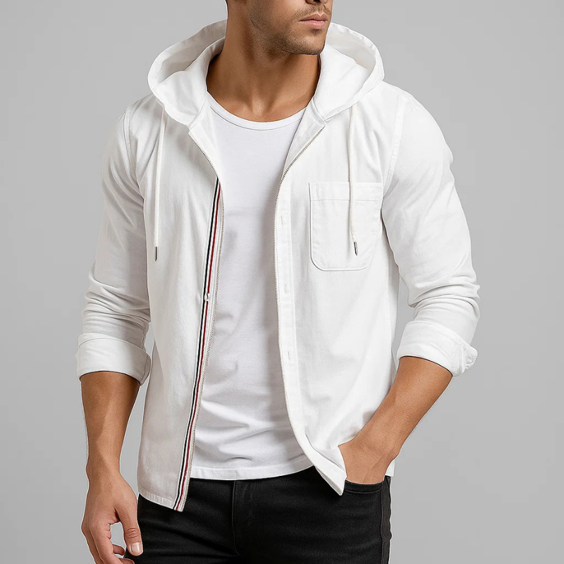 Chelsea Linen Hoodie Shirt