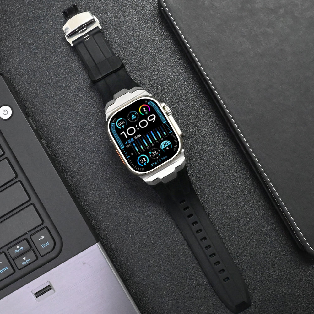 TitaniumEdge Silicone Apple Watch Band