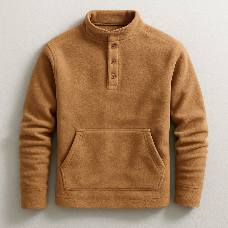 Preston Fleece Henley Pullover