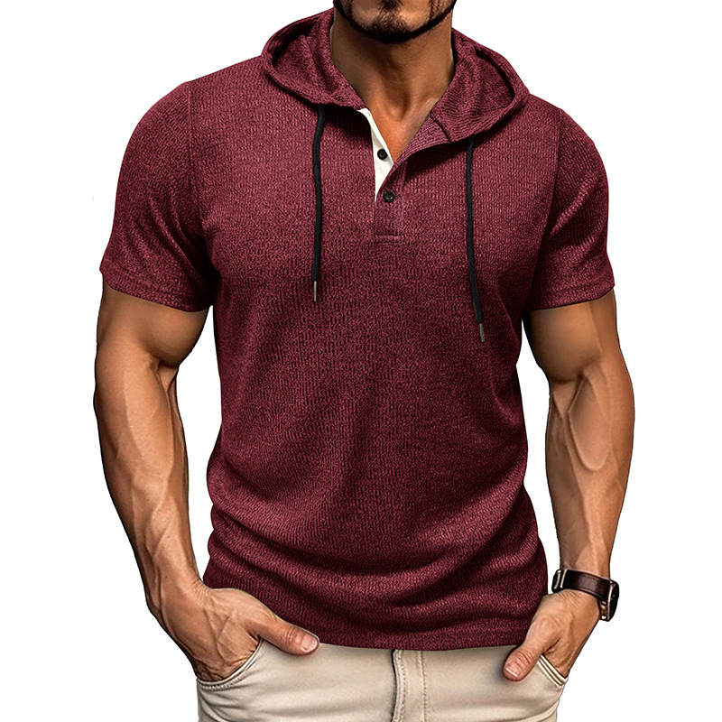 Hype Cotton Henley Hoodie