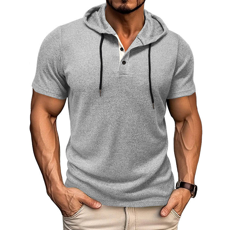 Hype Cotton Henley Hoodie