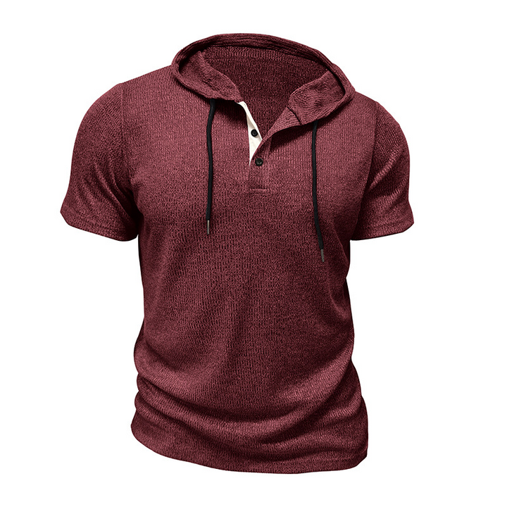 Hype Cotton Henley Hoodie