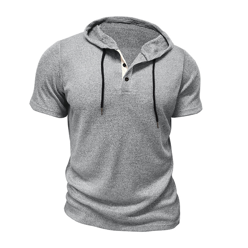 Hype Cotton Henley Hoodie