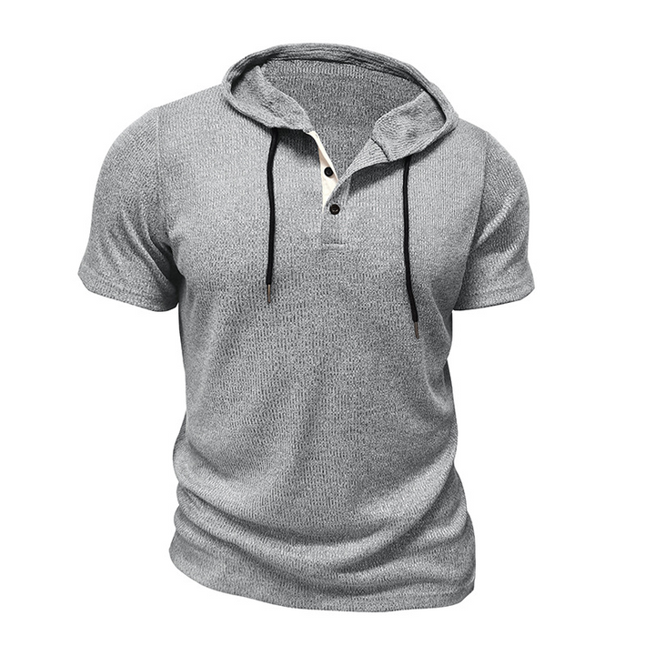 Hype Cotton Henley Hoodie