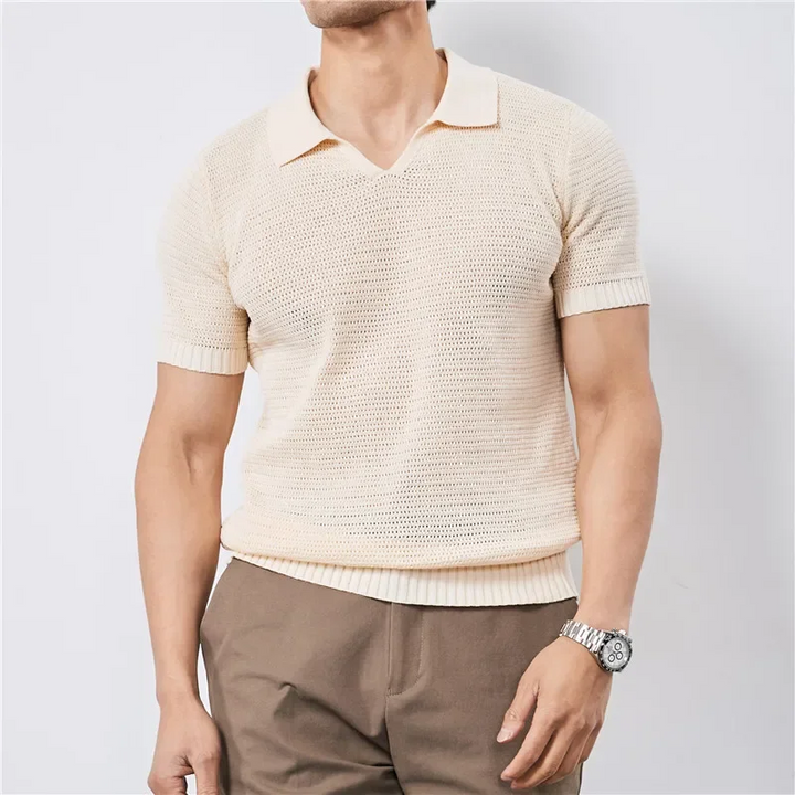 Lusso Knitted Polo Shirt