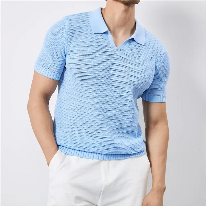 Lusso Knitted Polo Shirt