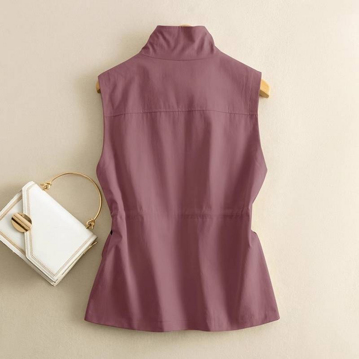 Kiera Cotton Canvas Vest