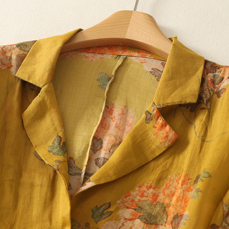 Lila Floral Blouse