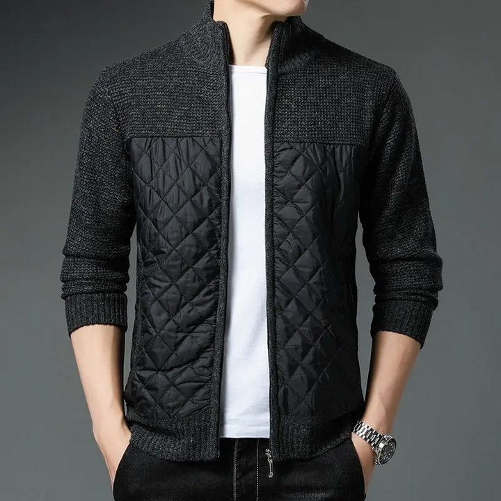 Maddox Quilted Knit Jacket