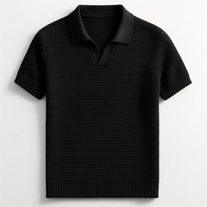 Lusso Knitted Polo Shirt