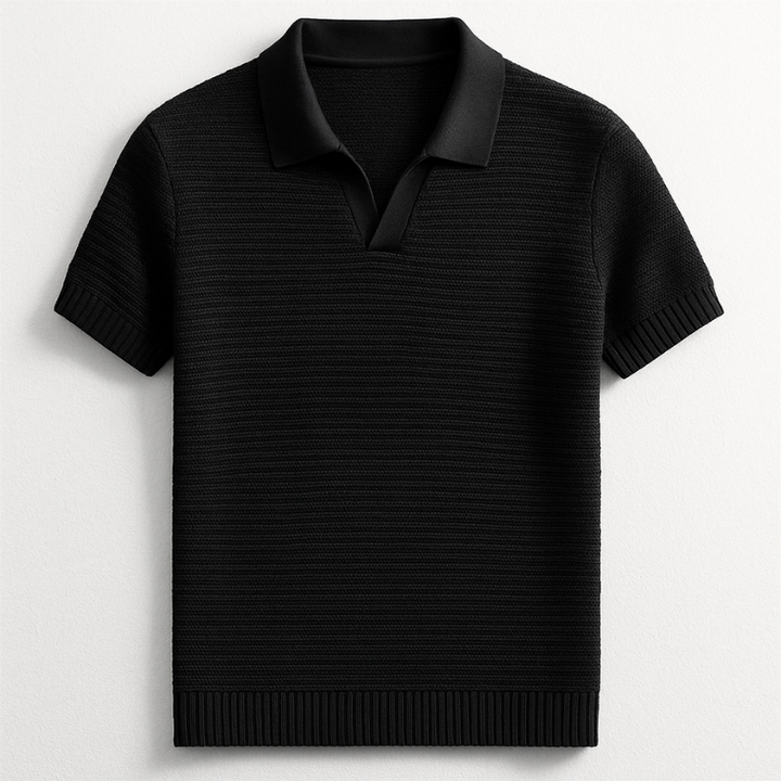 Lusso Knitted Polo Shirt