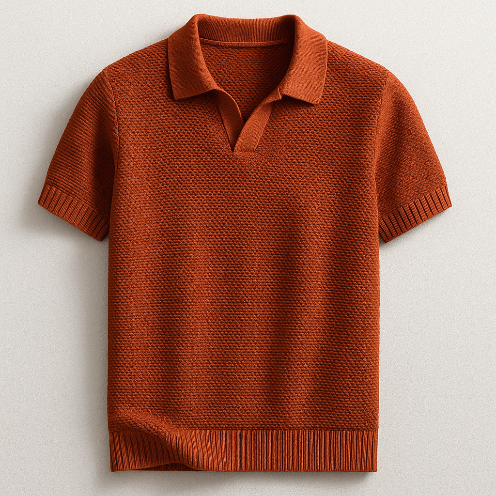 Lusso Knitted Polo Shirt