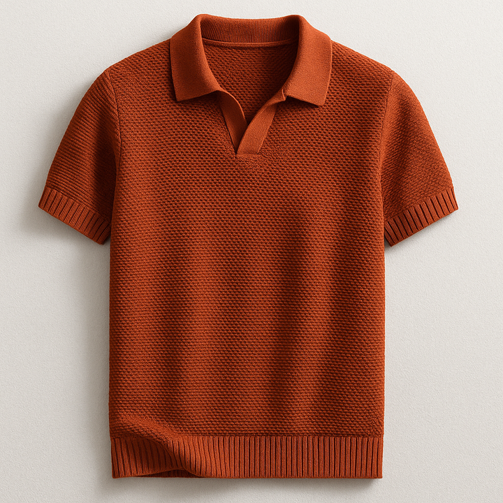 Lusso Knitted Polo Shirt