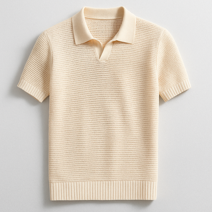 Lusso Knitted Polo Shirt