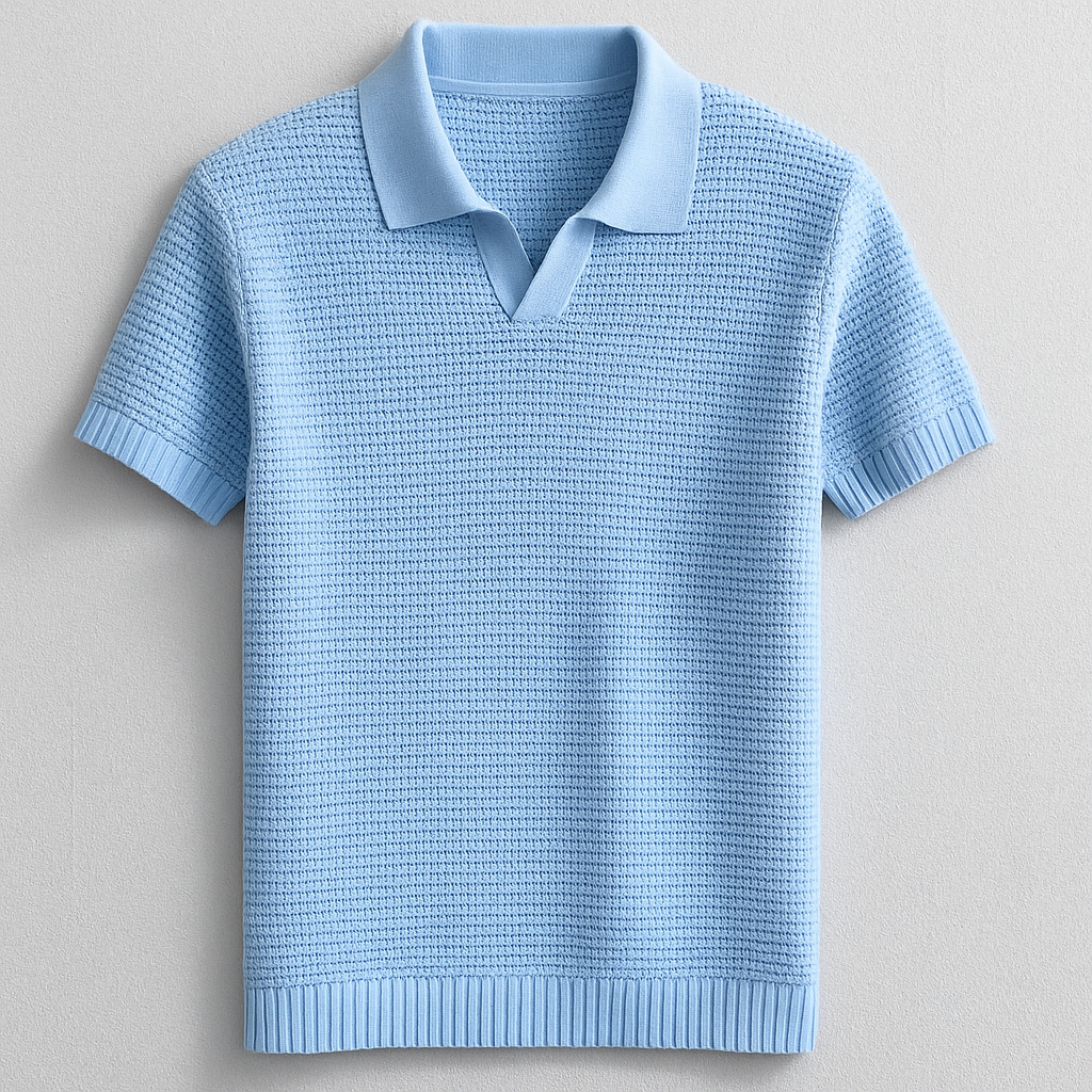 Lusso Knitted Polo Shirt