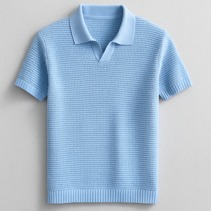Lusso Knitted Polo Shirt