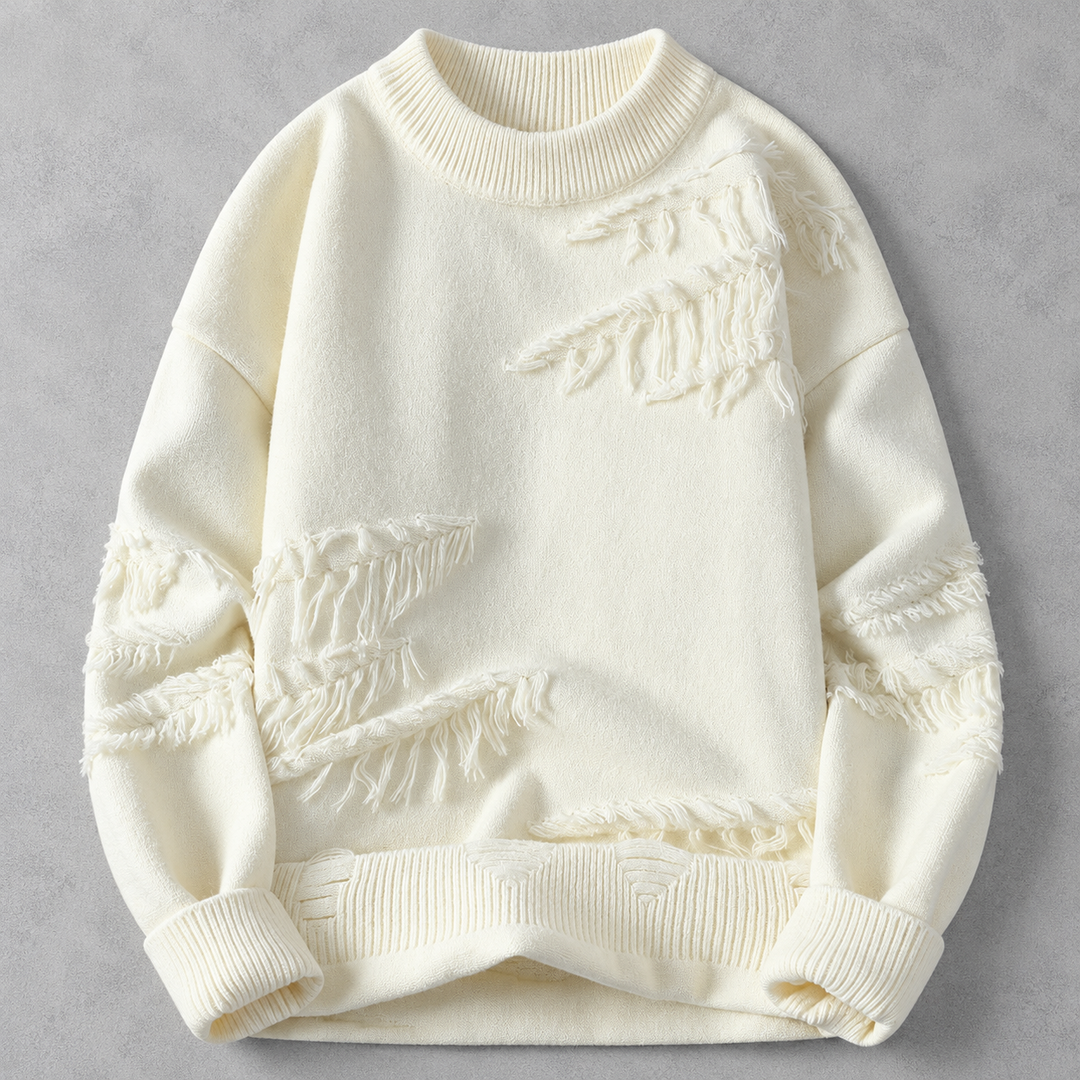 Hype Frayed Sweater