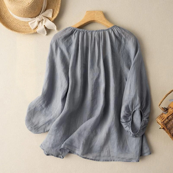 Camille Linen Blouse