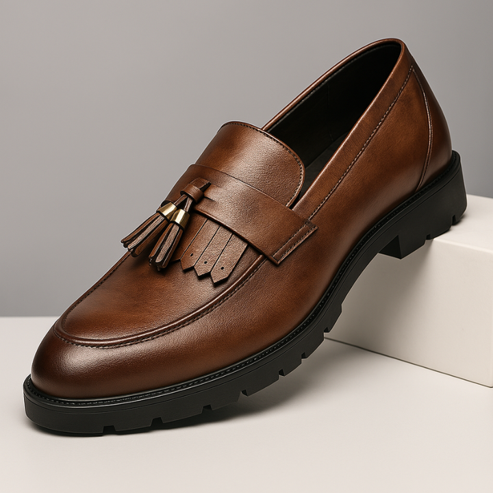 Roma Leather Tassel Loafers