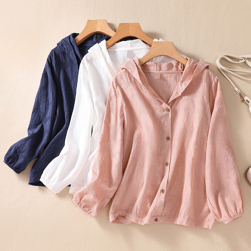 Amanda Linen Hoodie