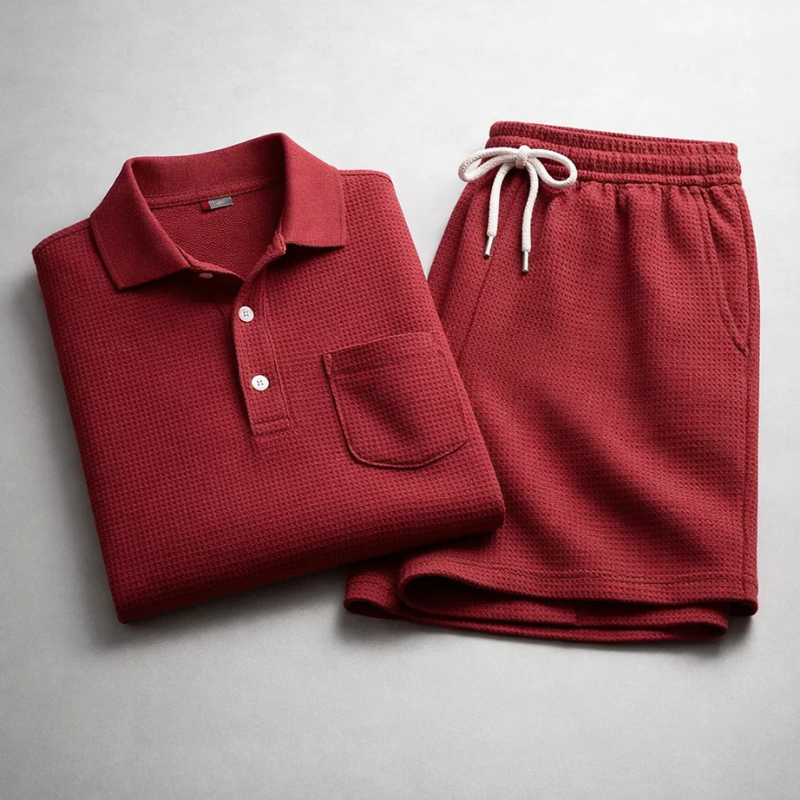 Carter Waffle-Knit Set