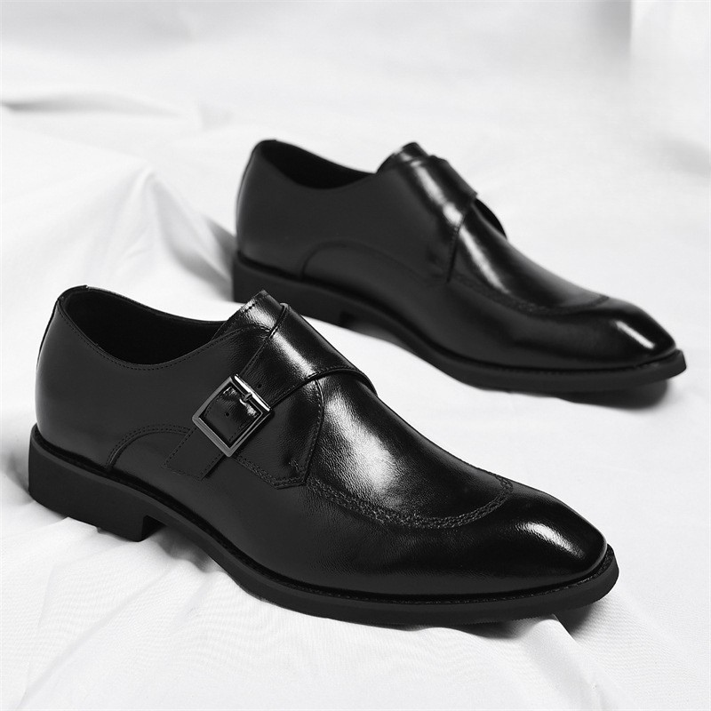 Danbury Leather Monk Strap Loafers