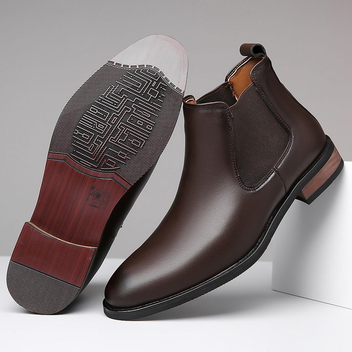 Harrison Leather Chelsea Boots