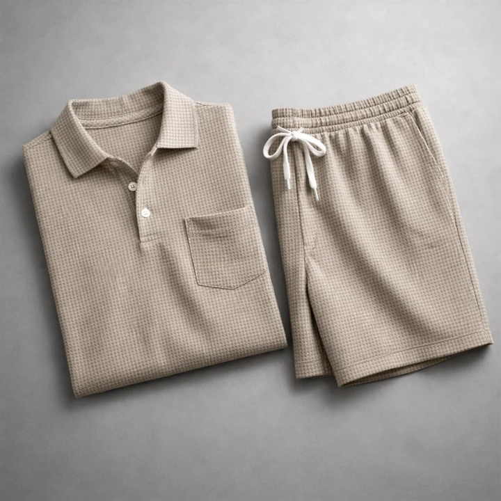 Carter Waffle-Knit Set