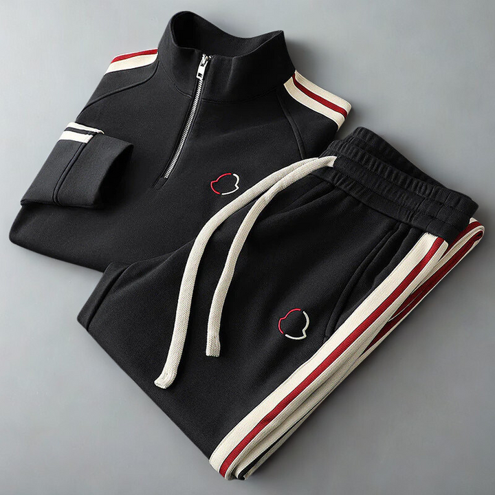 Hype Quarter-Zip Tracksuit Set