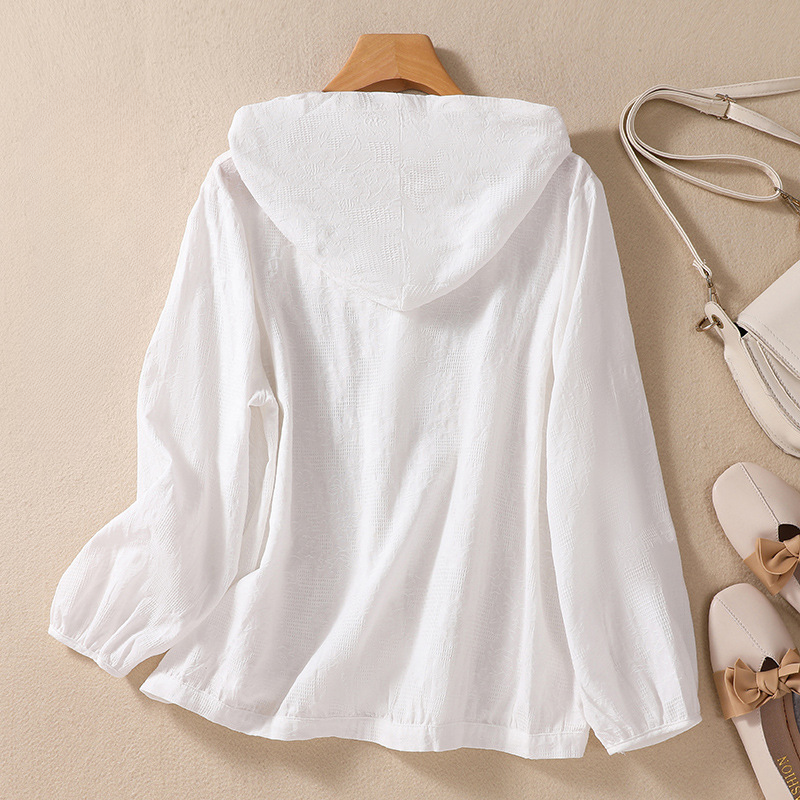 Amanda Linen Hoodie