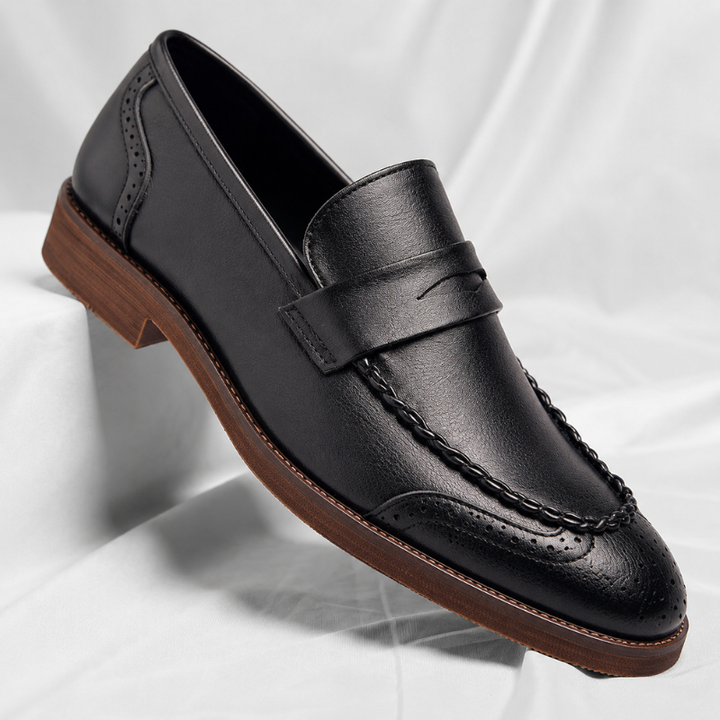 Santino Leather Penny Loafers