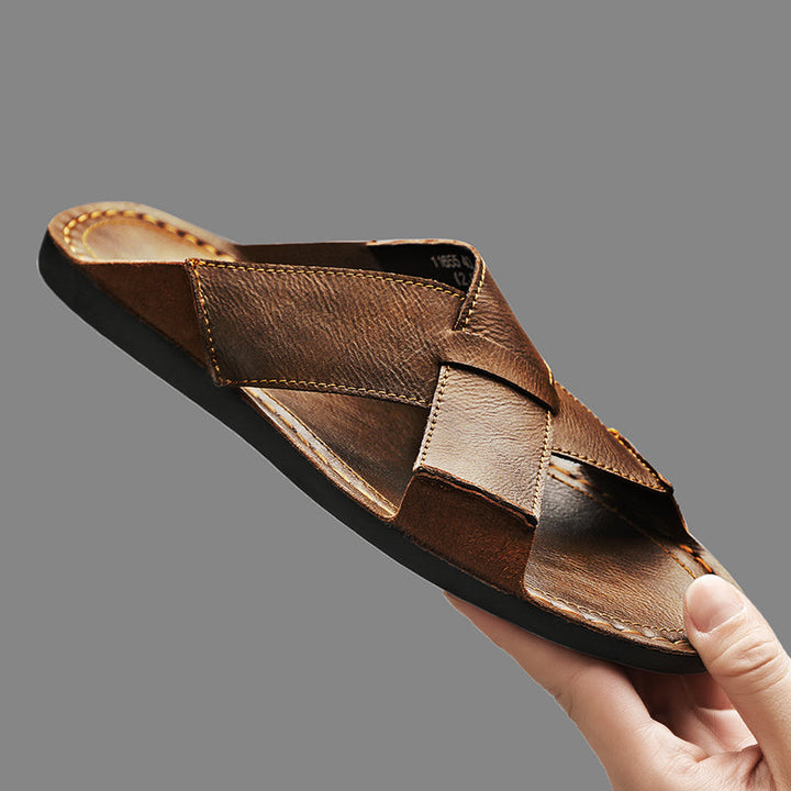 Enzo Italiana Genuine Leather Sandals