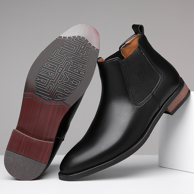 Harrison Leather Chelsea Boots