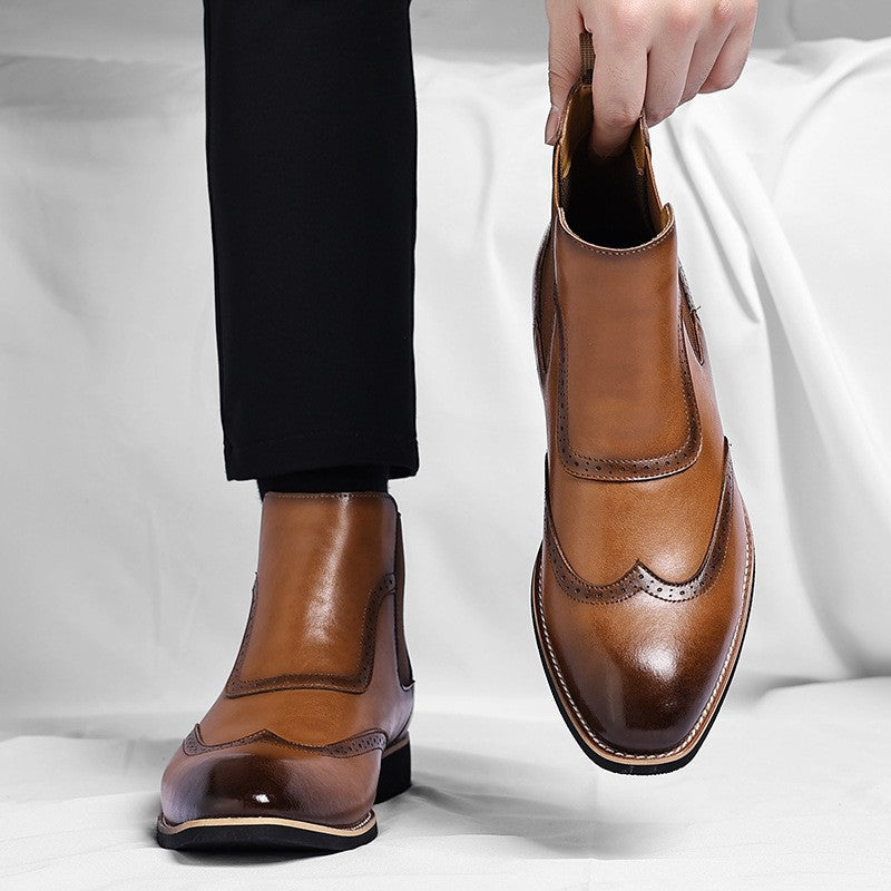 Mayfair Leather Chelsea Boots