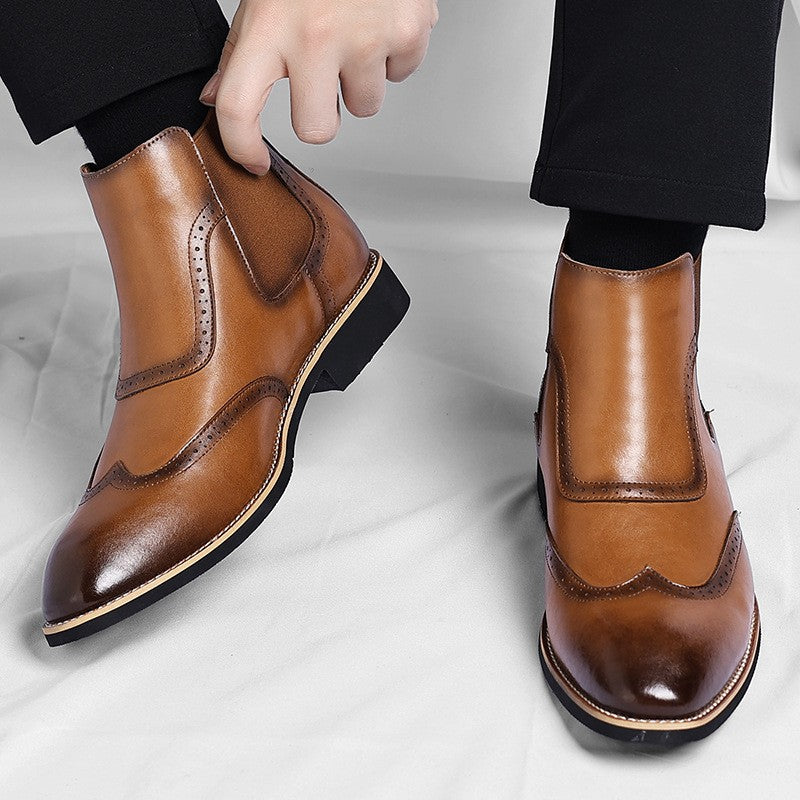 Mayfair Leather Chelsea Boots