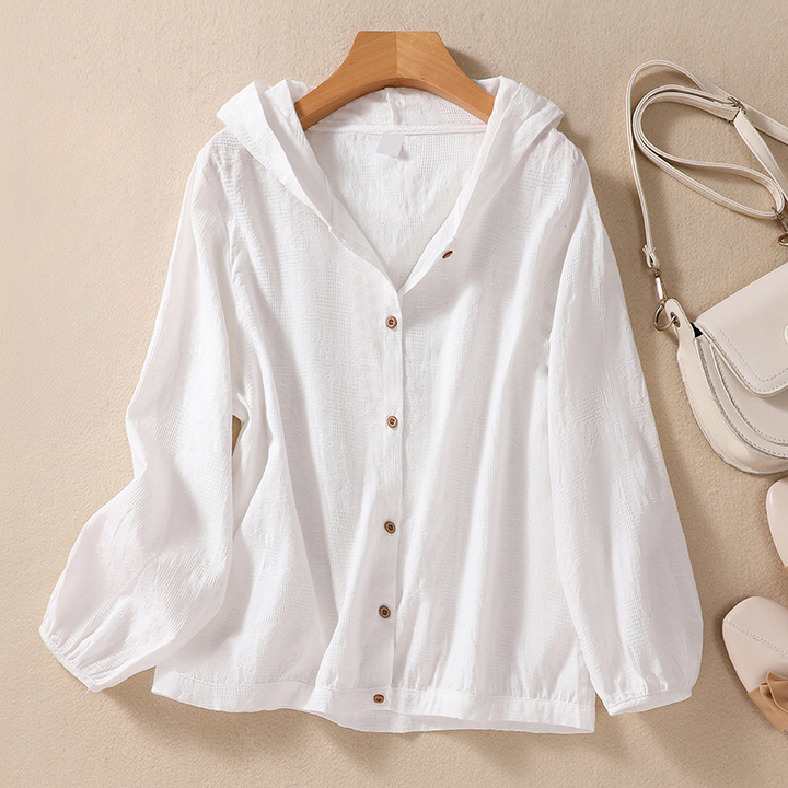 Amanda Linen Hoodie