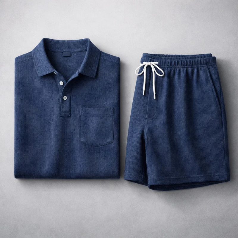 Carter Waffle-Knit Set