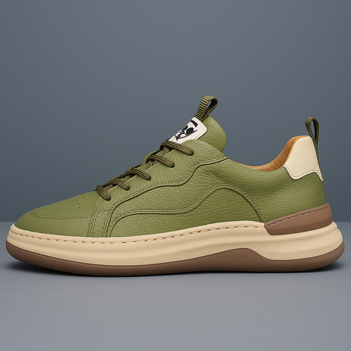 Nero Italiana Genuine Leather Sneakers