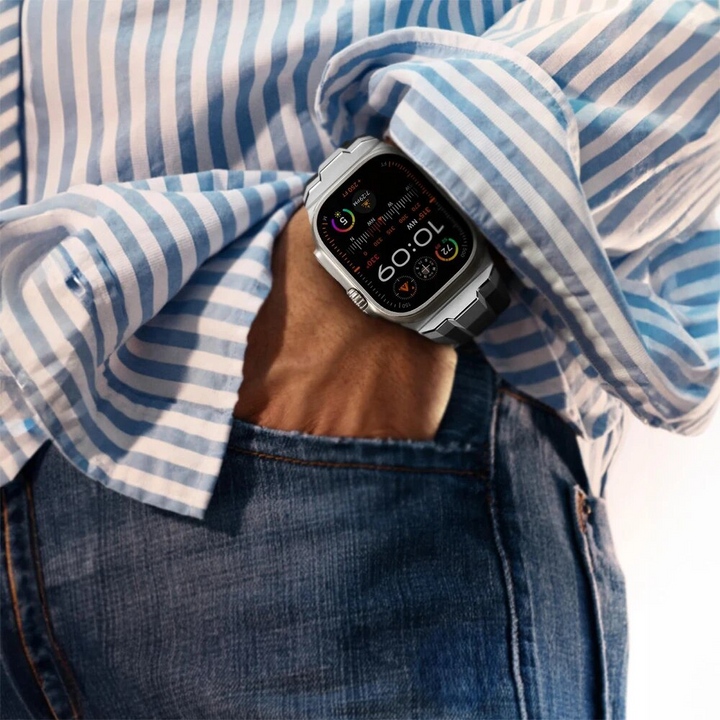 TitaniumEdge Silicone Apple Watch Band