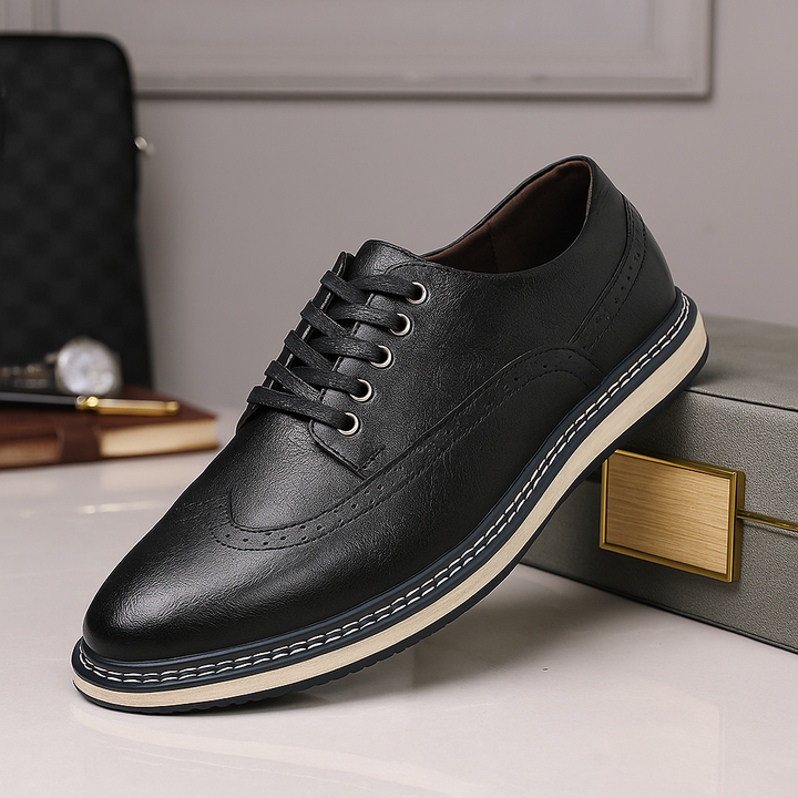 Lucas Leather Brogue Sneakers