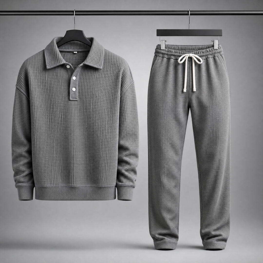 Porter Waffle-Knit Set