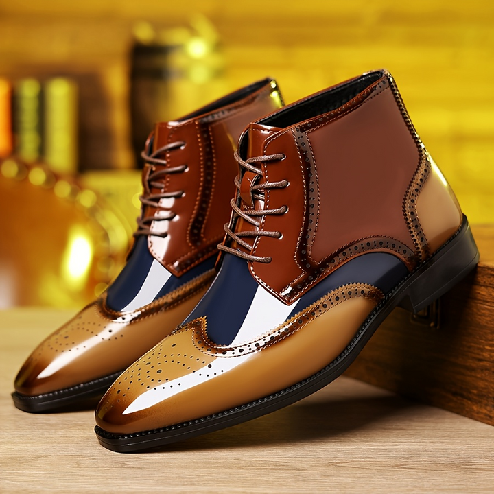 Cambridge Leather Brogue Boots