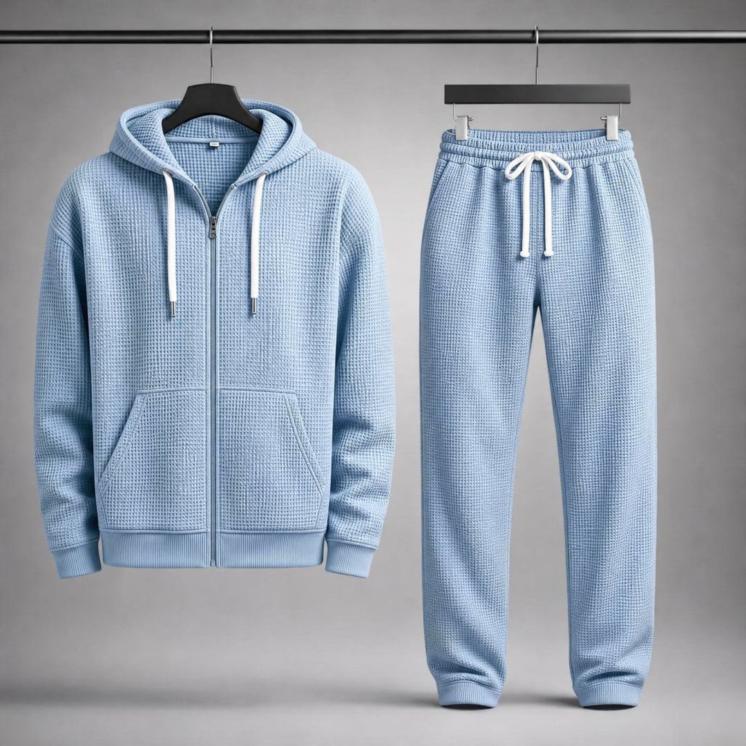 Jacob Waffle-Knit Set