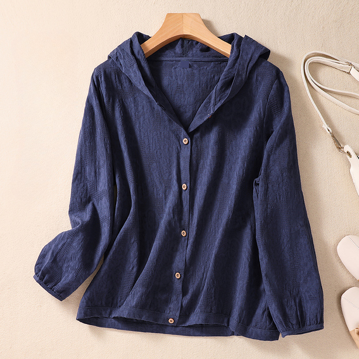 Amanda Linen Hoodie