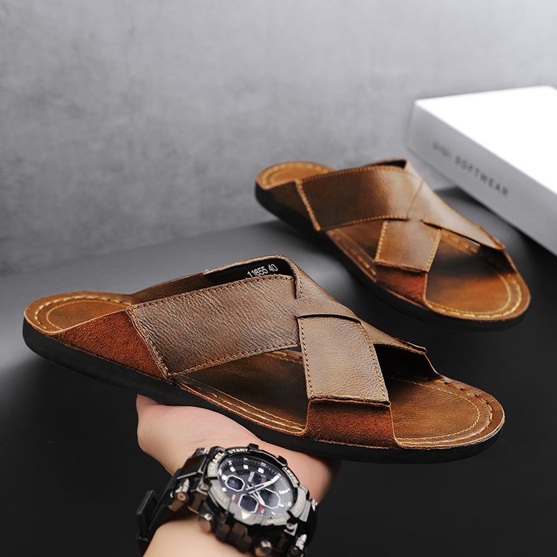 Enzo Italiana Genuine Leather Sandals