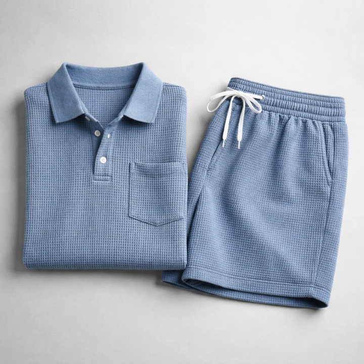 Carter Waffle-Knit Set